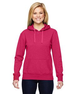 J. America 8860 - Ladies Glitter French Terry Hooded Pullover