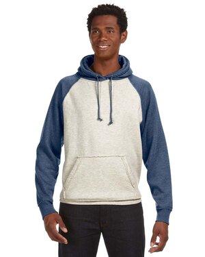 J. America 8885 - Vintage Heather Hooded Sweatshirt