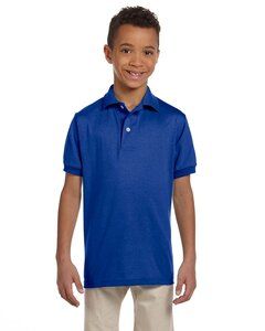 JERZEES 437YR - SpotShield™ 50/50 Youth Sport Shirt Real Azul