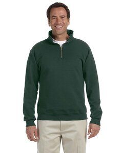 JERZEES 4528MR - NuBlend® SUPER SWEATS® Quarter-Zip Pullover Sweatshirt Verde Oscuro