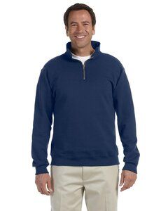 JERZEES 4528MR - NuBlend® SUPER SWEATS® Quarter-Zip Pullover Sweatshirt J. Navy