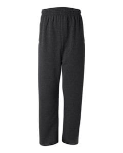 JERZEES 974MPR - NuBlend® Open Bottom Pocketed Sweatpants Black Heather