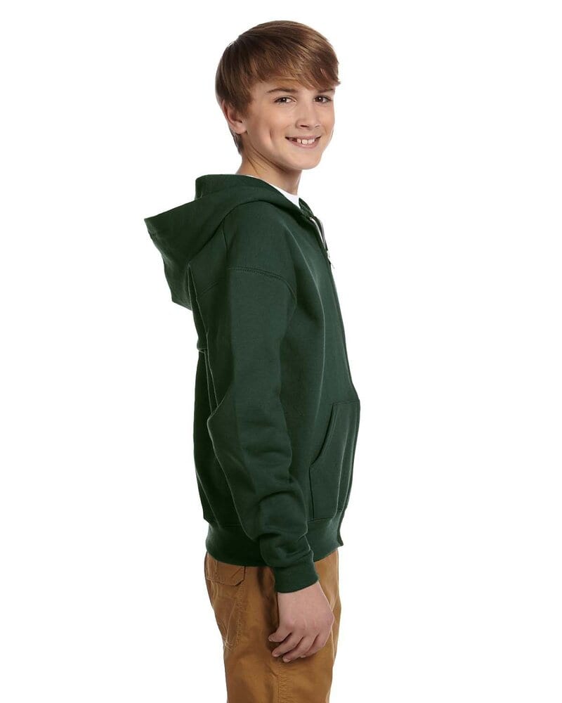 JERZEES 993BR - NuBlend® Youth Full-Zip Hooded Sweatshirt