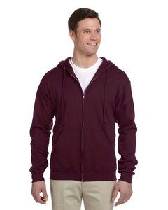 JERZEES 993MR - NuBlend® Full-Zip Hooded Sweatshirt Granate