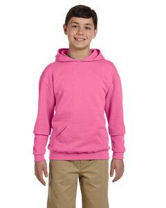 JERZEES 996YR - NuBlend® Youth Hooded Sweatshirt Rosa Fluor