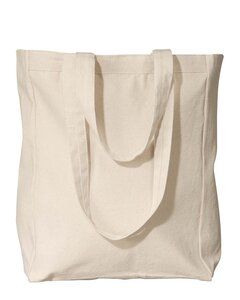 Liberty Bags 8861 - Bolsa de lona de algodón reforzado de 10 onzas Naturales