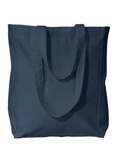 Liberty Bags 8861 - Bolsa de lona de algodón reforzado de 10 onzas Marina