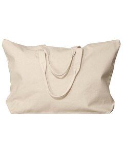 Liberty Bags 8863 - Bolsa de lona de 10 onzas con cierre superior  Naturales