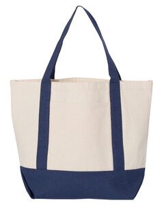 Liberty Bags 8867 - Bolsa pequeña de lona de algodón Seaside Marina