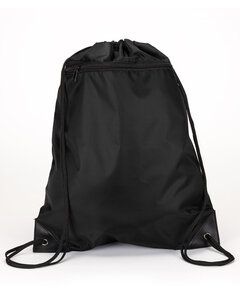 Liberty Bags 8888 - Denier Nylon Zippered Drawstring Backpack Negro