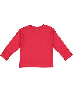 Rabbit Skins 3311 - Toddler Long Sleeve T-Shirt Rojo