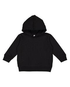 Rabbit Skins 3326 - Toddler Hooded Sweatshirt Negro