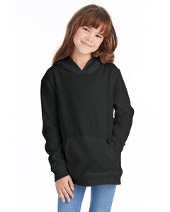 Hanes P473 - EcoSmart® Youth Hooded Sweatshirt Negro