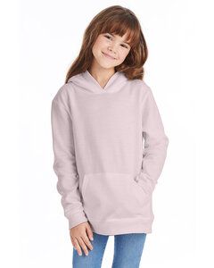 Hanes P473 - EcoSmart® Youth Hooded Sweatshirt Rosa pálido