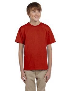Hanes 5370 - Youth ComfortBlend® EcoSmart® T-Shirt De color rojo oscuro
