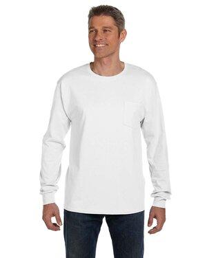 Hanes 5596 - Tagless® Long Sleeve T-Shirt with a Pocket