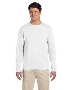 Gildan G644 - Softstyle® 4.5 oz. Long-Sleeve T-Shirt Blanco