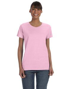 Gildan G500L - Heavy Cotton Ladies Missy Fit T-Shirt Luz de color rosa