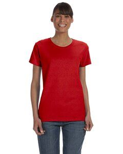 Gildan G500L - Heavy Cotton Ladies Missy Fit T-Shirt Rojo