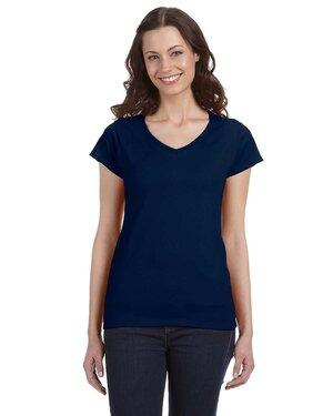 Gildan G64VL - Softstyle® Ladies 4.5 oz. Junior Fit V-Neck T-Shirt