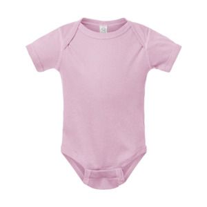 Rabbit Skins 4400 - Infant Baby Rib Bodysuit Rosa