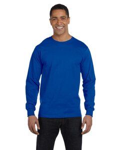 Gildan G840 - Dryblend® Long-Sleeve T-Shirt Real Azul
