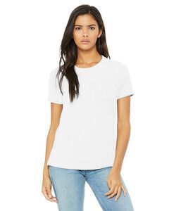 Bella+Canvas B6400 - Missy's Relaxed Jersey Short-Sleeve T-Shirt Blanco