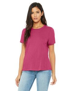 Bella+Canvas B6400 - Missy's Relaxed Jersey Short-Sleeve T-Shirt Berry