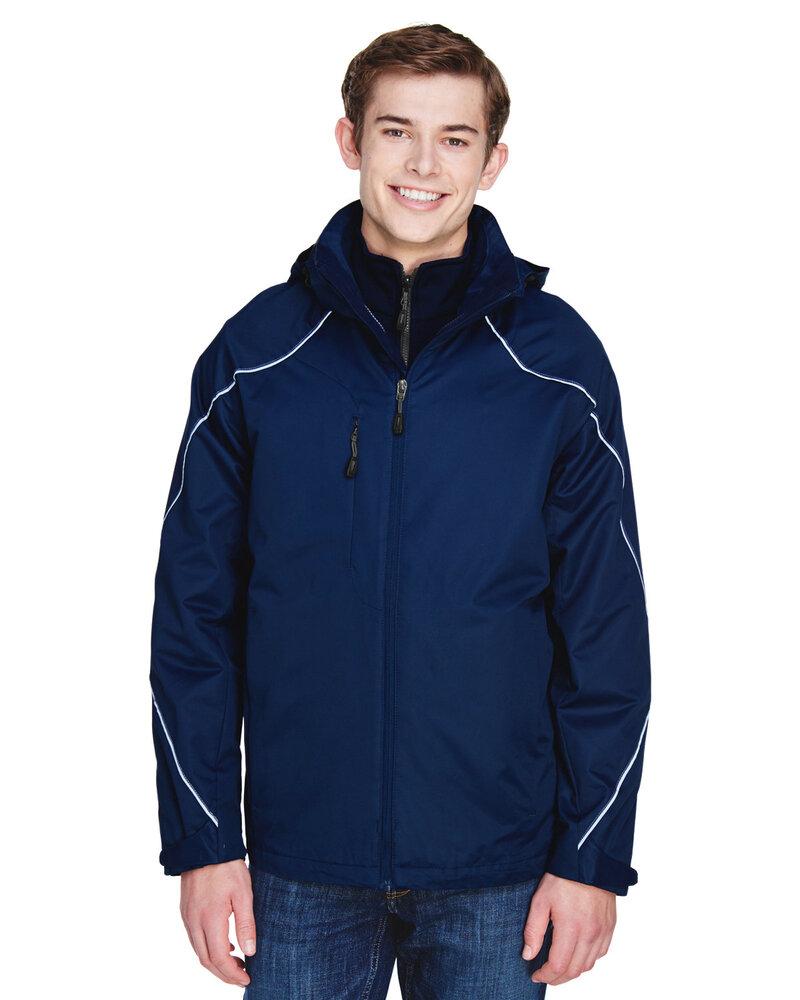 Ash City North End 88196 - ANGLE MEN'S 3-in-1 JACKET WITH BONDED FLEECE LINER