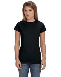 Gildan G640L - Softstyle® Ladies 4.5 oz. Junior Fit T-Shirt Negro