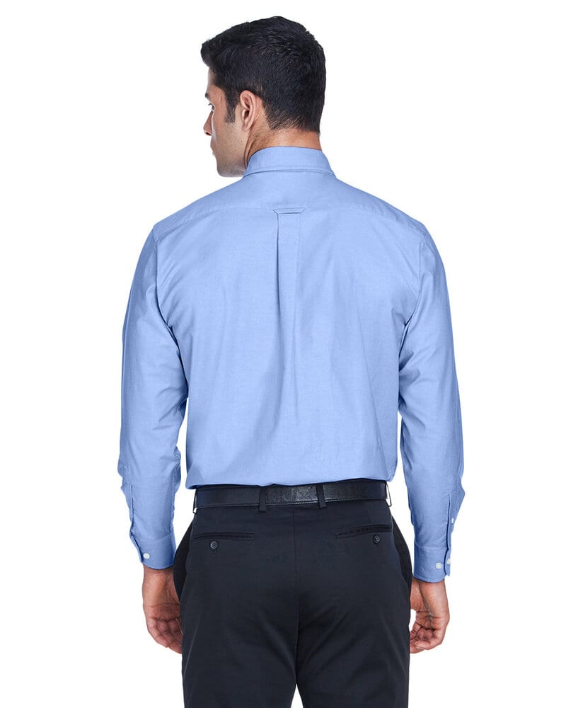 Harriton M600 - Men's Long-Sleeve Oxford with Stain-Release