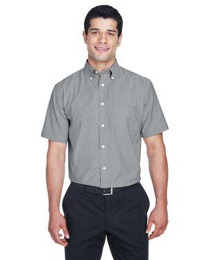 Harriton M600S - Mens Short-Sleeve Oxford with Stain-Release