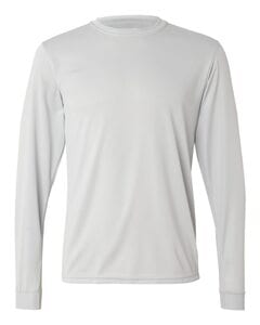 Augusta Sportswear 788 - Remera absorbente de manga larga para adultos Plata