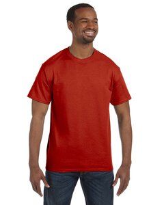 Hanes 5250 - Men's Authentic-T T-Shirt De color rojo oscuro