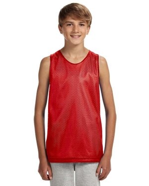 A4 N2206 - Youth Reversible Mesh Tank Shirt