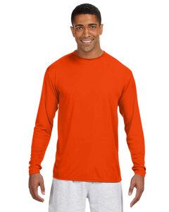 A4 N3165 - Remera de manga larga y cuello redondo Athletic Orange