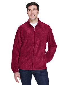 Harriton M990 - Men's 8 oz. Full-Zip Fleece Wine