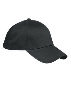 Big Accessories BX020 - 6-Panel Structured Twill Cap Negro