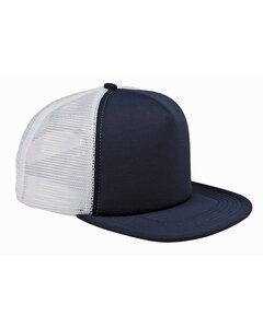 Big Accessories BX030 - 5-Panel Foam Front Trucker Cap