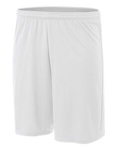 A4 NB5281 - Youth Cooling Performance Power Mesh Practice Shorts Blanco
