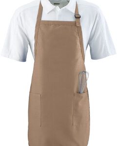 Augusta 4350 - Full Length Apron With Pockets Caqui