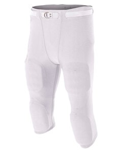 A4 N6181 - Men's Flyless Football Pants Blanco