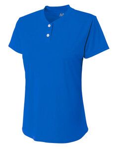 A4 NW3143 - Ladies Tek 2-Button Henley Shirt Real Azul