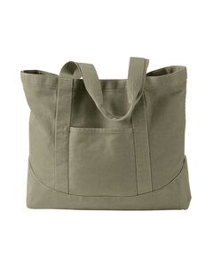 Authentic Pigment 1904 - 14 oz. Pigment-Dyed Large Canvas Tote adormidera