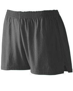 Augusta 988 - Girls' Trim Fit Jersey Short Negro