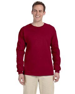 Fruit of the Loom 4930R - Heavy Cotton Long Sleeve T-Shirt Cardinal