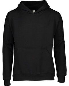 LAT 2296 - Youth Pullover Hooded Sweatshirt Negro