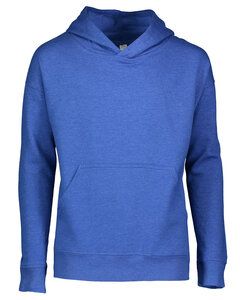 LAT 2296 - Youth Pullover Hooded Sweatshirt Vintage Royal