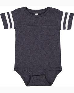 Rabbit Skins 4437 - Infant Football Fine Jersey Bodysuit