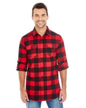 Burnside 8210 - MENS WOVEN PLAID FLANNEL